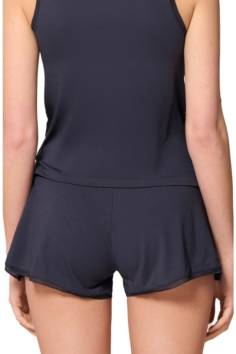 Aurore Pajama Shorts, Alternate, color, FULL MOON