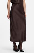 BOSS Vesatie Satin Midi Skirt