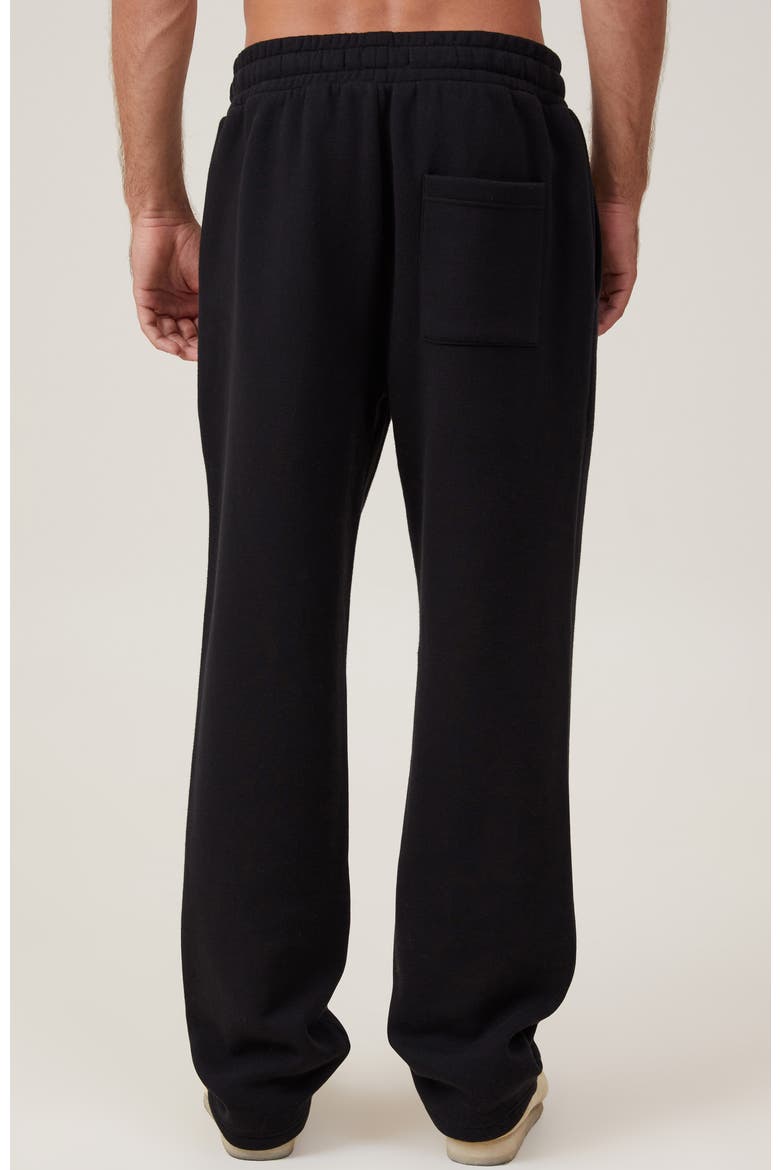 Men's Relaxed Track Pant, Alternate, color, BLACK