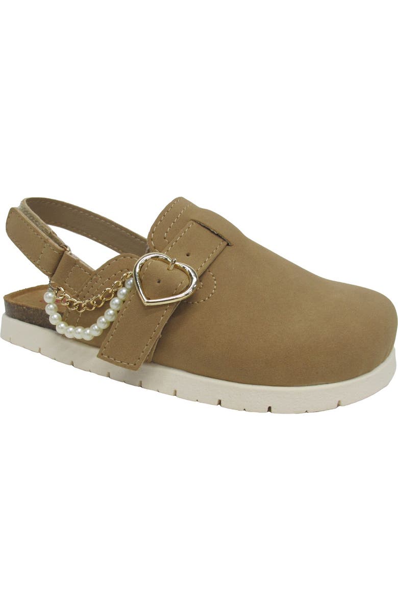 JELLYPOP Kids' Dennison Charm Clog, Main, color, Tan