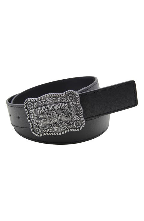 Delano Plaque Buckle Belt