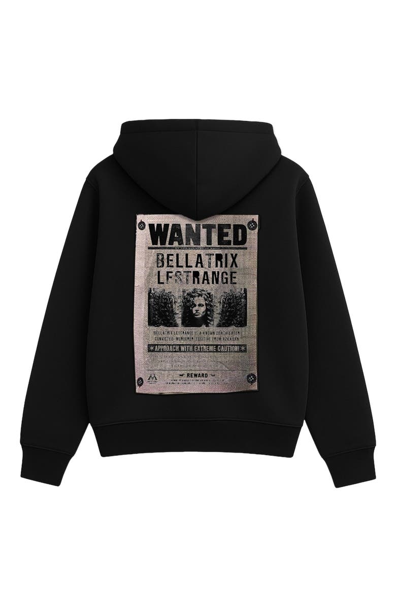 Blvck Harry Potter x Blvck 'Bellatrix Wanted' Hoodie, Alternate, color, Black