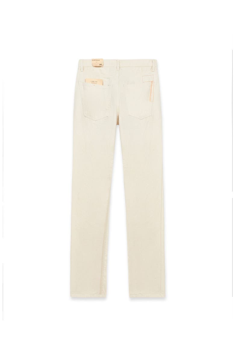 John D Slim Fit Five Pocket Jeans, Alternate, color, Ecru