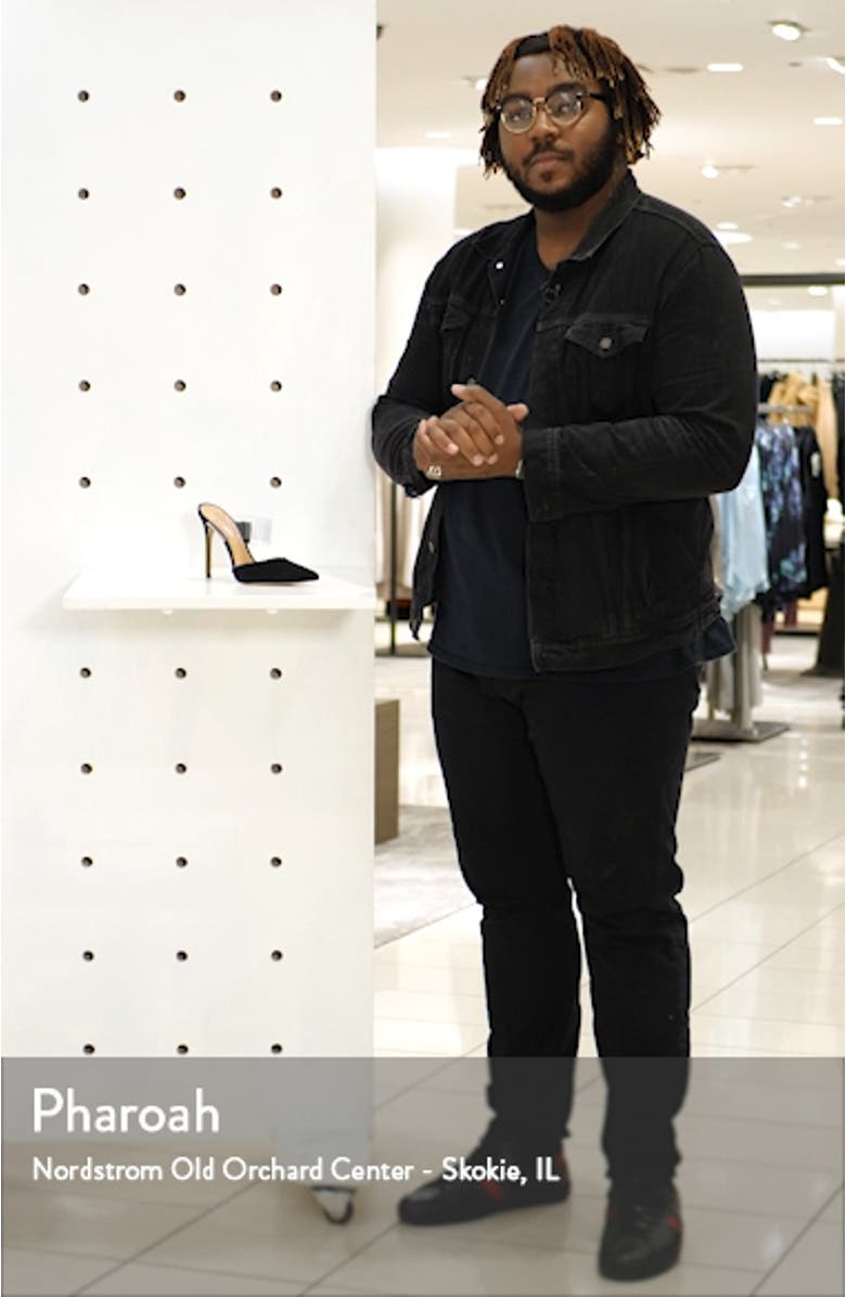 Sionne Clear Strap Pointed Toe Mule, sales video thumbnail