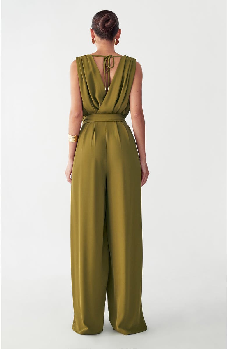 BWLDR Alina Jumpsuit, Alternate, color, Olive Green