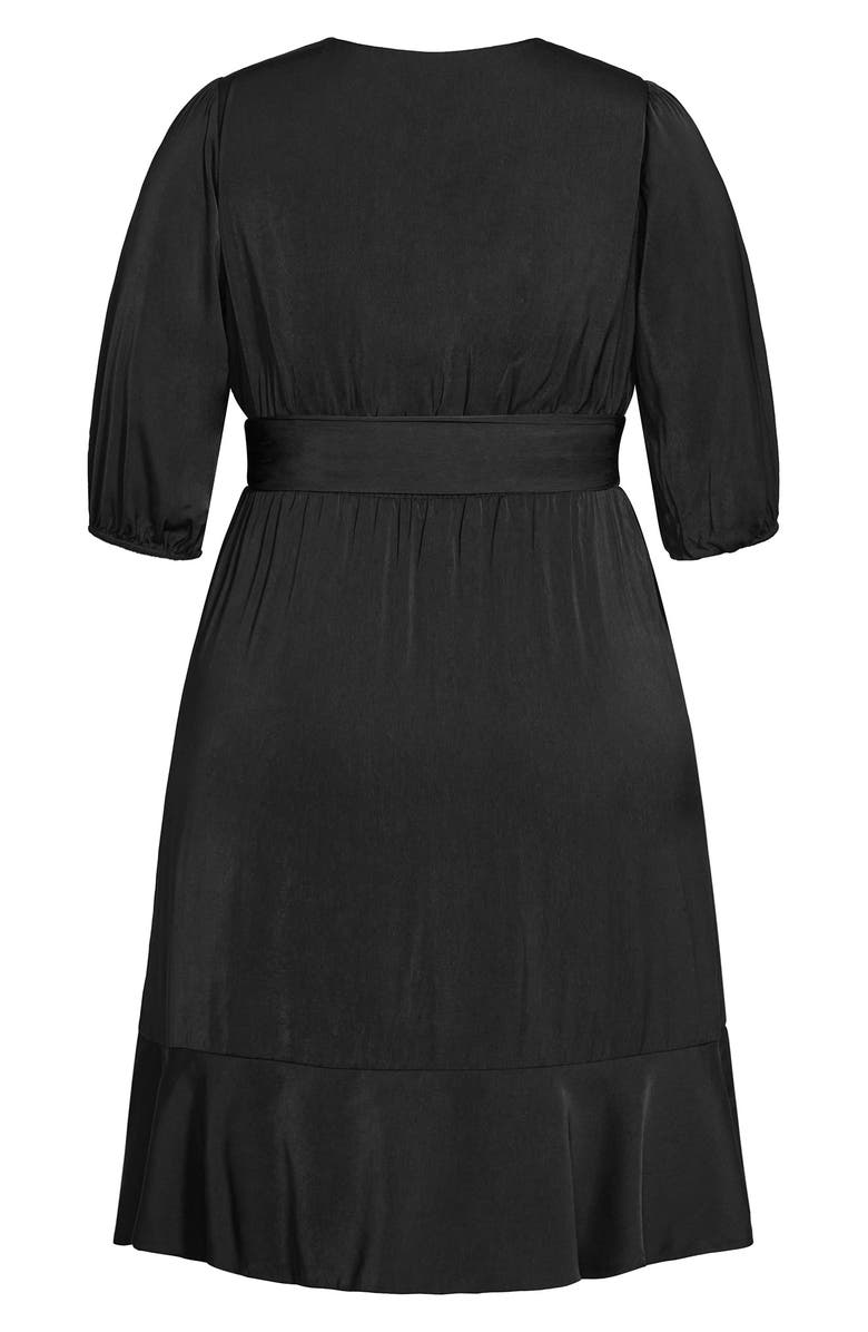 City Chic Bold Love Wrap Dress, Alternate, color, 