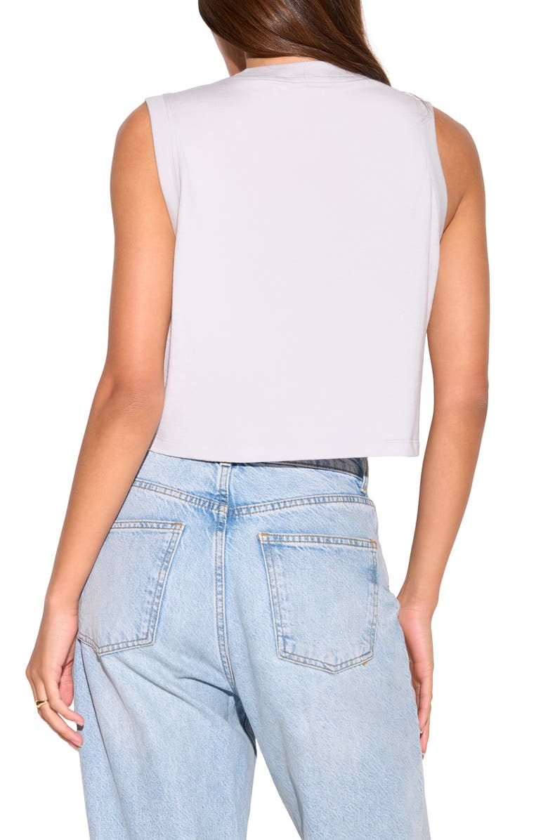 Spiritual Gangster Palm Crawford Crop Cotton Graphic Tank, Alternate, color,