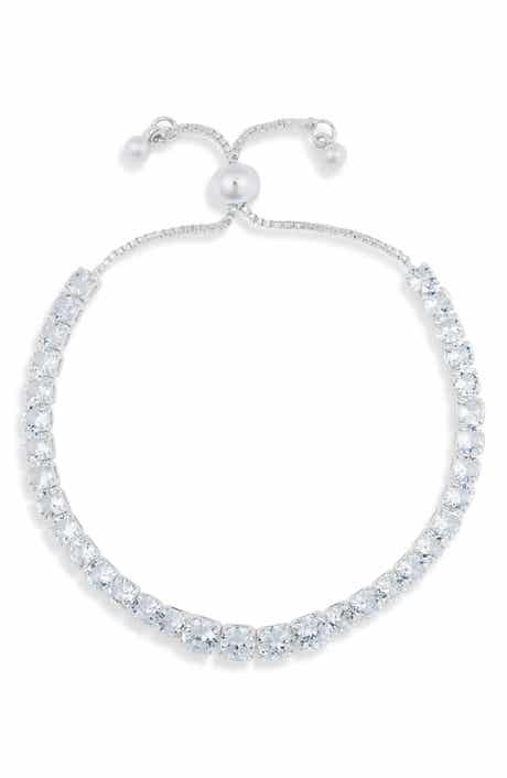 NORDSTROM RACK Cubic Zirconia Tennis Bracelet