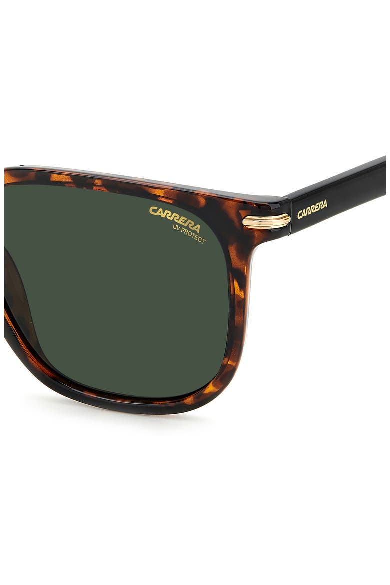54mm Rectangular Sunglasses, Alternate, color, HAVANA