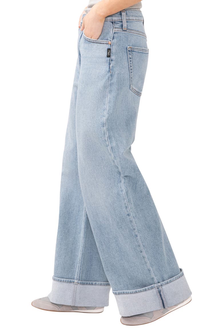 Highly Desirable High Waist Wide Leg Jeans, Alternate, color, HARMONY