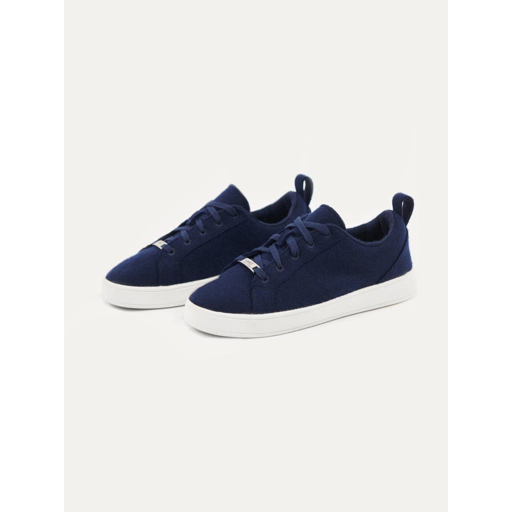Gobi Mongolian Cashmere Cashmere Low Ankle Sneakers In Navy