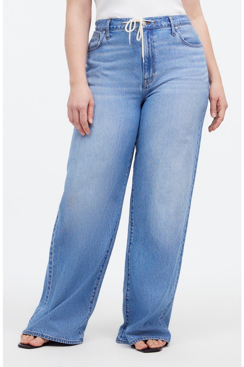 Superwide Leg Jeans, Alternate, color, HAMBLEY WASH