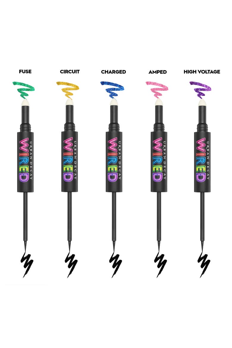 Wired Double-Ended Eyeliner & Top Coat, Alternate, color, FUSE