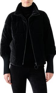 Akris punto Quilted Velvet Jacket