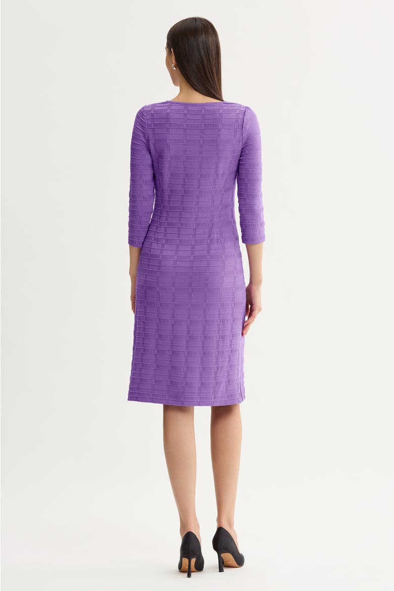 Textured Soft Knit Sheath Dress, Alternate, color, Sunset Purple