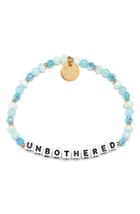 Unbothered Beaded Stretch Bracelet