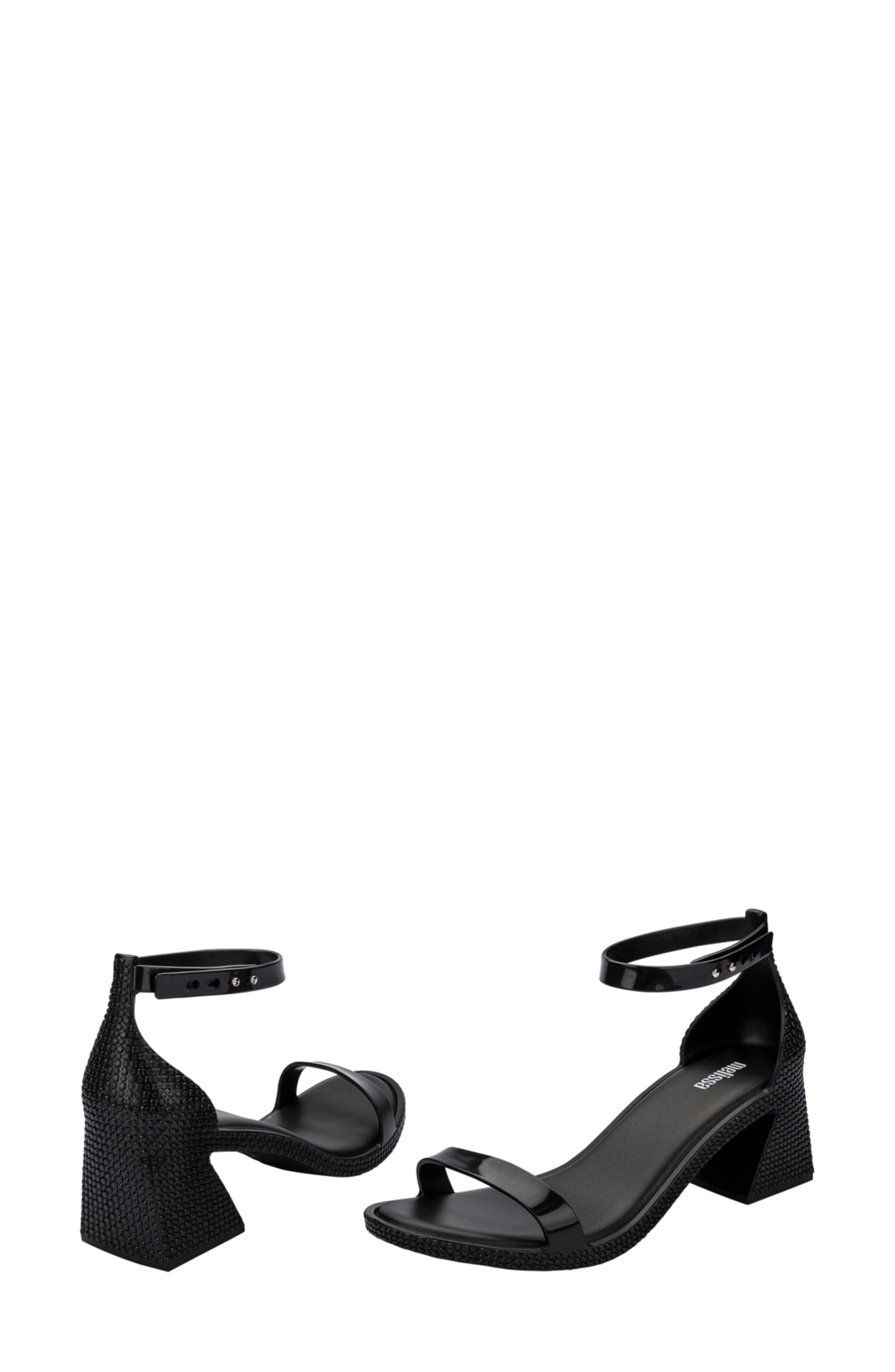 Melissa Lux Sandal, Alternate, color, Metallic Black