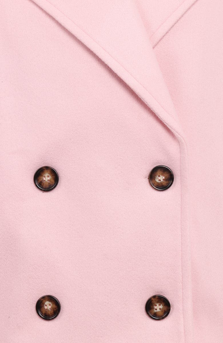 Petal & Pup Lindy Cropped Coat, Alternate, color, Baby Pink