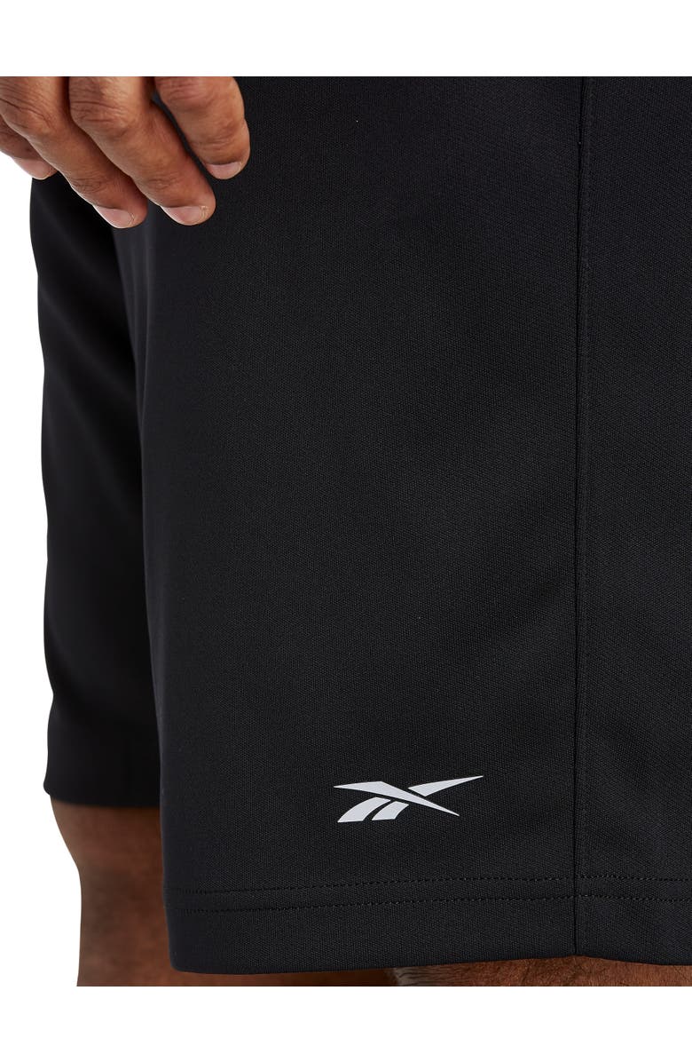 Reebok Big & Tall Performance Double-Knit Shorts, Alternate, color, Black