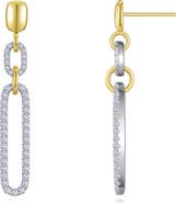 Lafonn Simulated Diamond Chain Drop Earrings