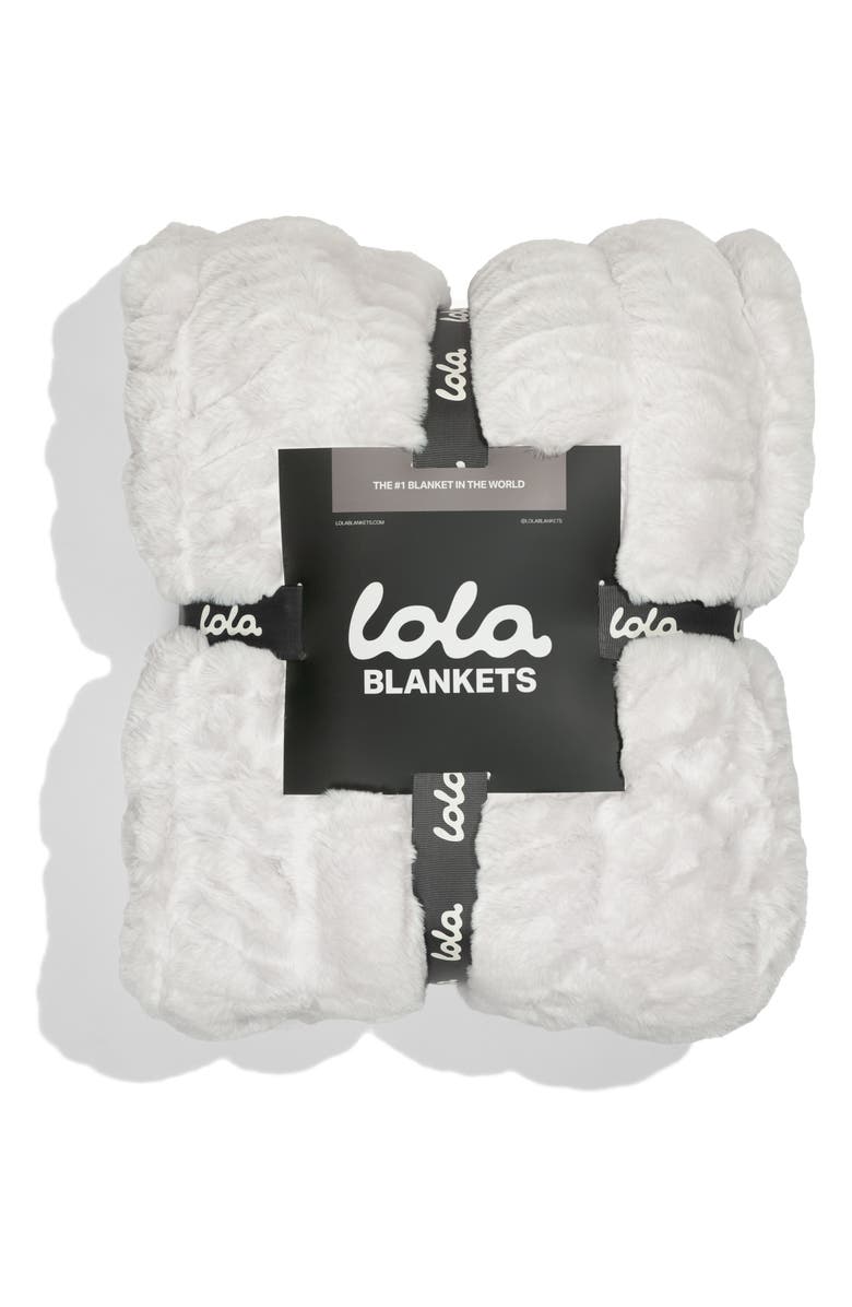 LOLA BLANKETS Lola Originals Blanket, Alternate, color, Creamy Cloud