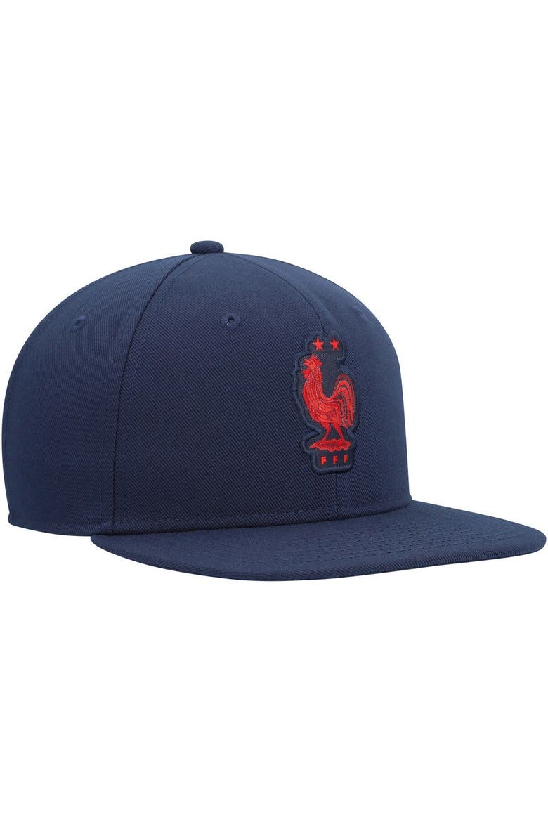 Youth Nike Navy France National Team Pro Snapback Hat, Alternate, color, Navy