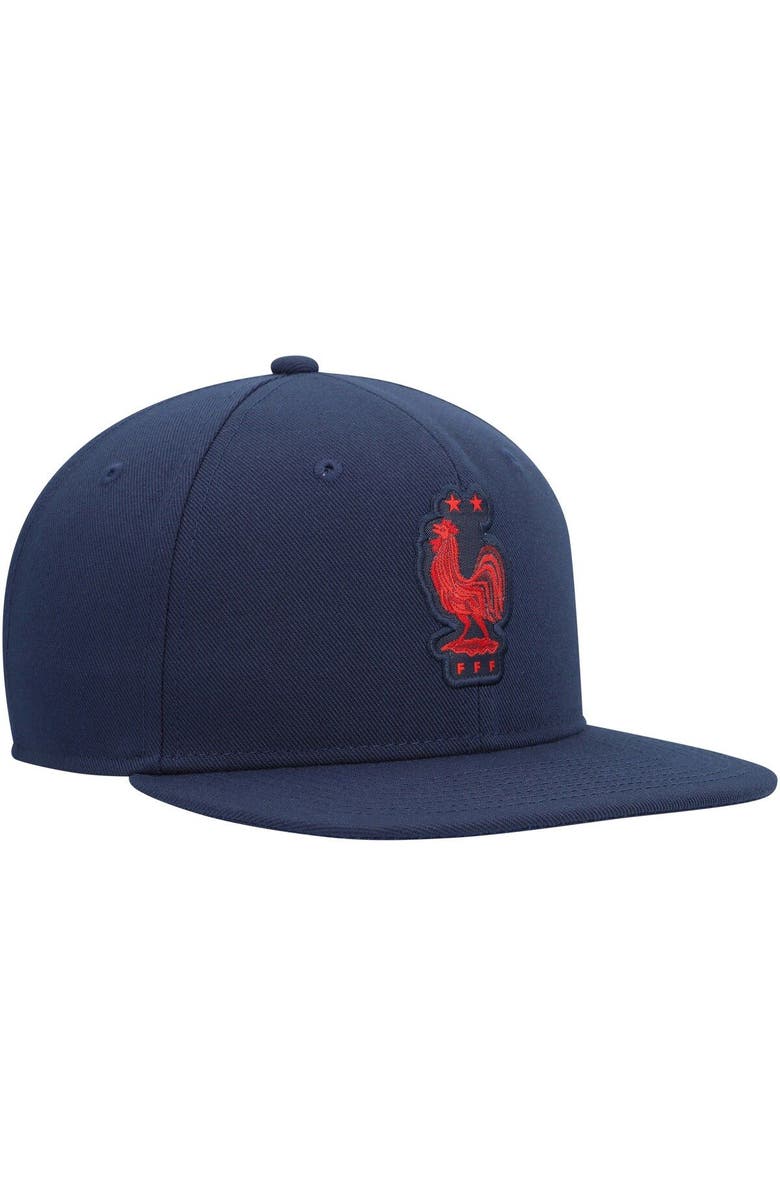 Nike Youth Nike Navy France National Team Pro Snapback Hat, Alternate, color, 