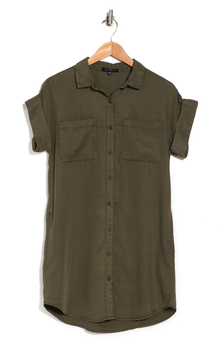 VELVET HEART Marcie Button Up Shirt Dress, Alternate, color, 