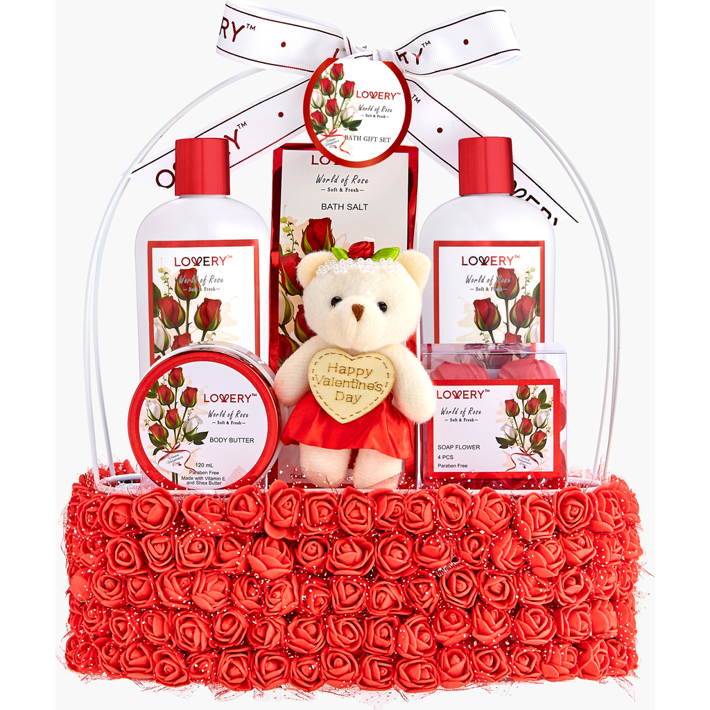 Lovery Valentine's and holiday Spa Gift Basket