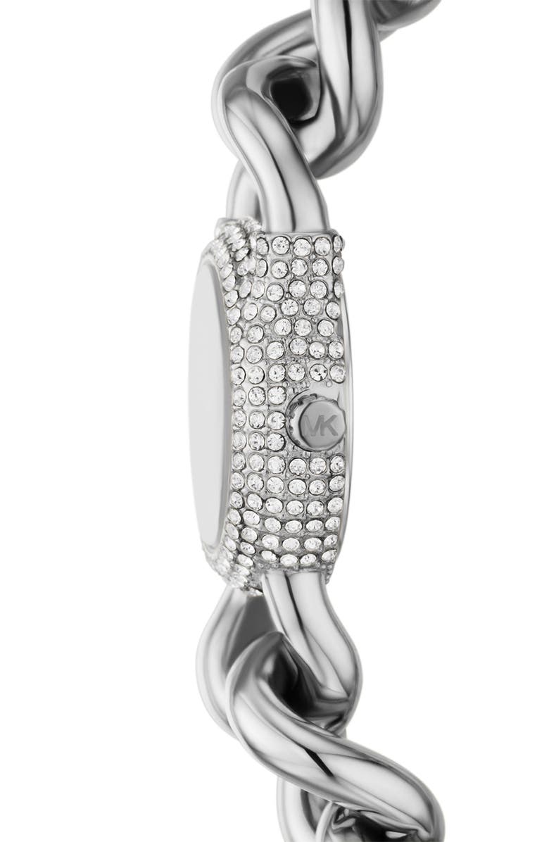 Michael Kors Two-Hand Stainless Steel Bracelet Watch, Alternate, color, Silver