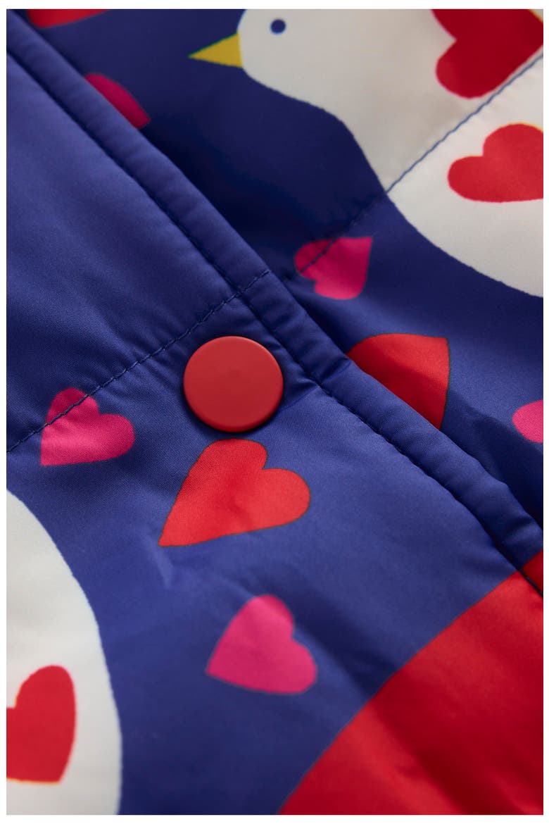 Kids' Fun Quilted Bomber Jacket, Alternate, color, NAVY PLACEMENT PRINT