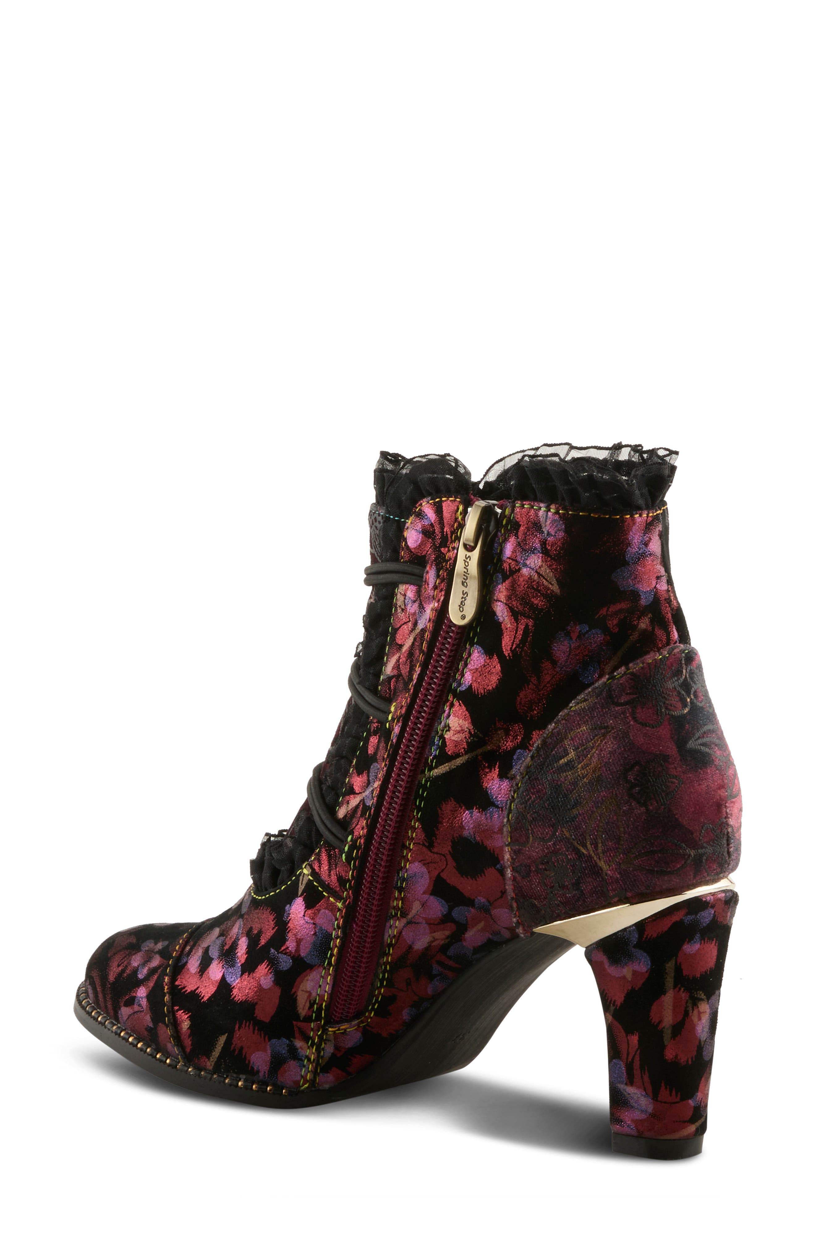 Boldaslove Bootie, Alternate, color, BORDEAUX MULTI