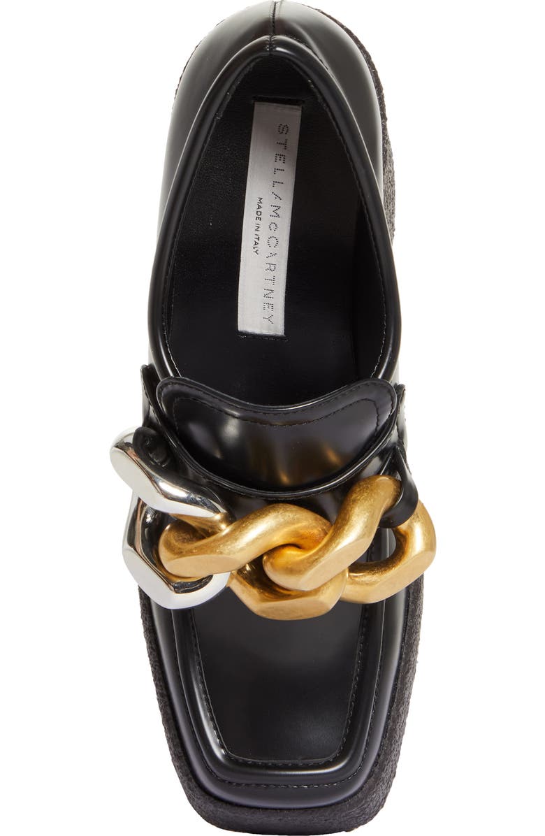 Stella McCartney Skya Chain Detail Platform Loafer, Alternate, color,