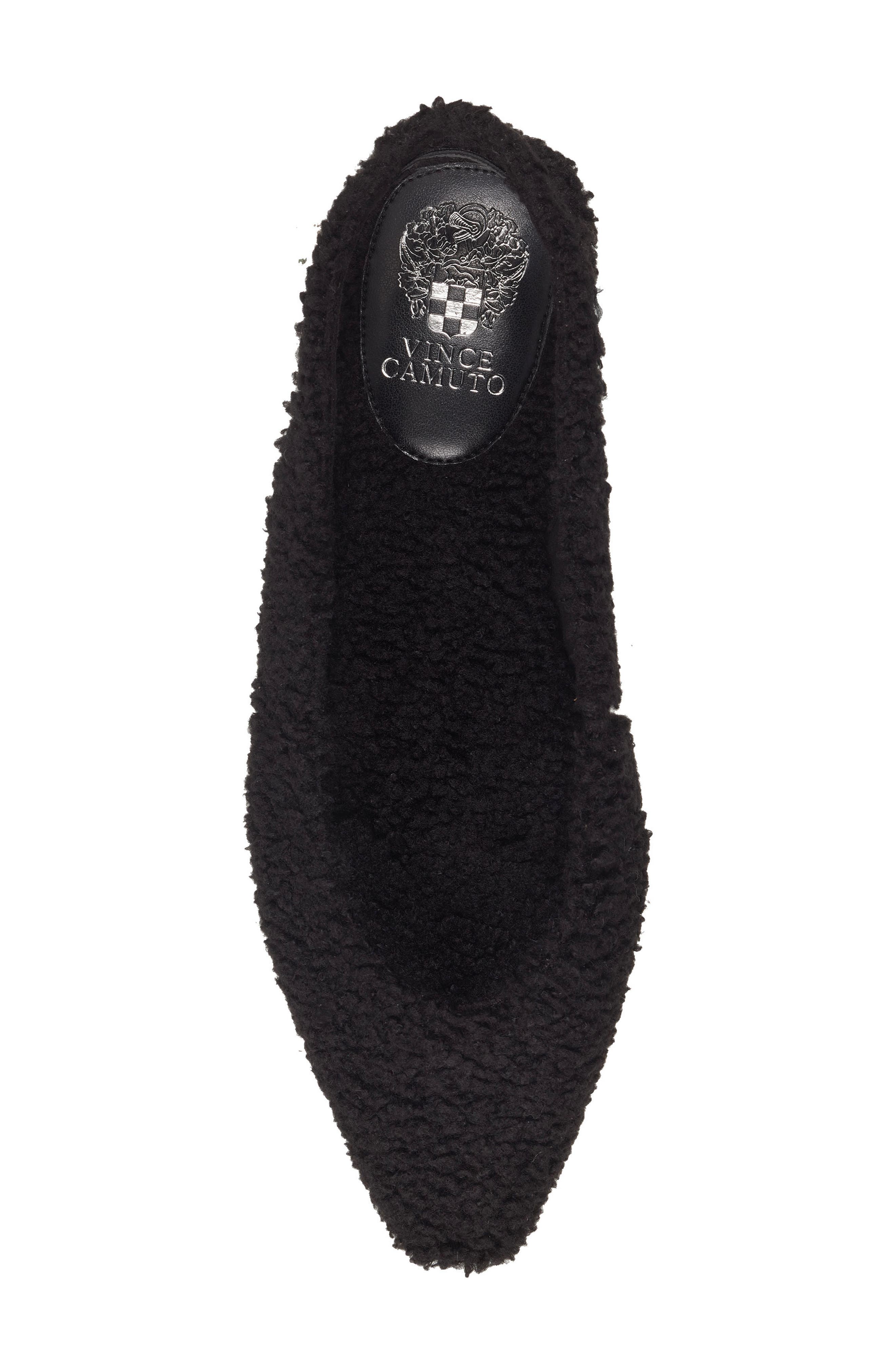 Vince Camuto Presnue Faux Shearling Slingback Flat, Alternate, color, 