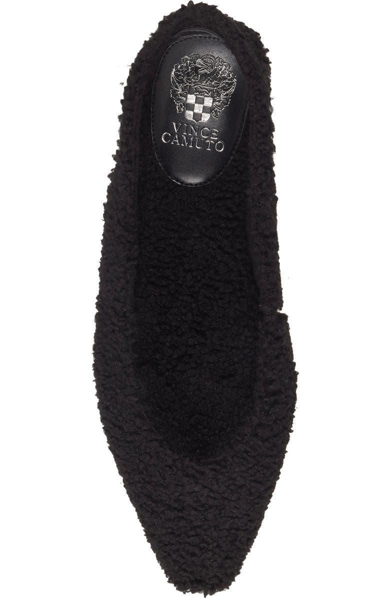 Vince Camuto Presnue Faux Shearling Slingback Flat, Alternate, color,