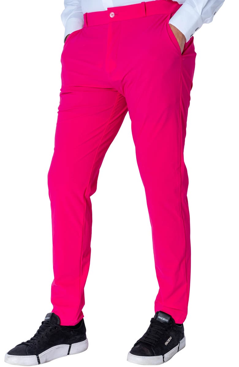 Maceoo Slim Fit Pants, Alternate, color, Pink