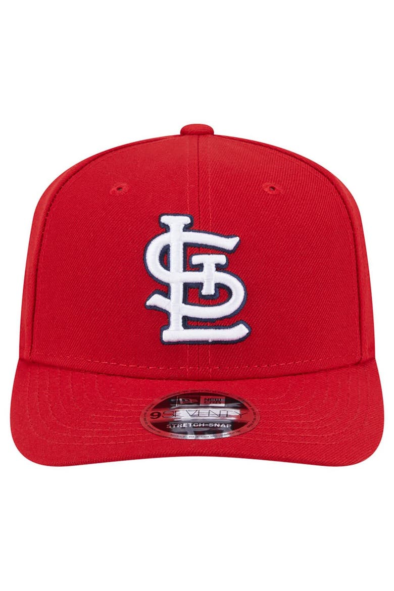 Men's New Era  Red St. Louis Cardinals Performance 9SEVENTY Adjustable Hat, Alternate, color, Red