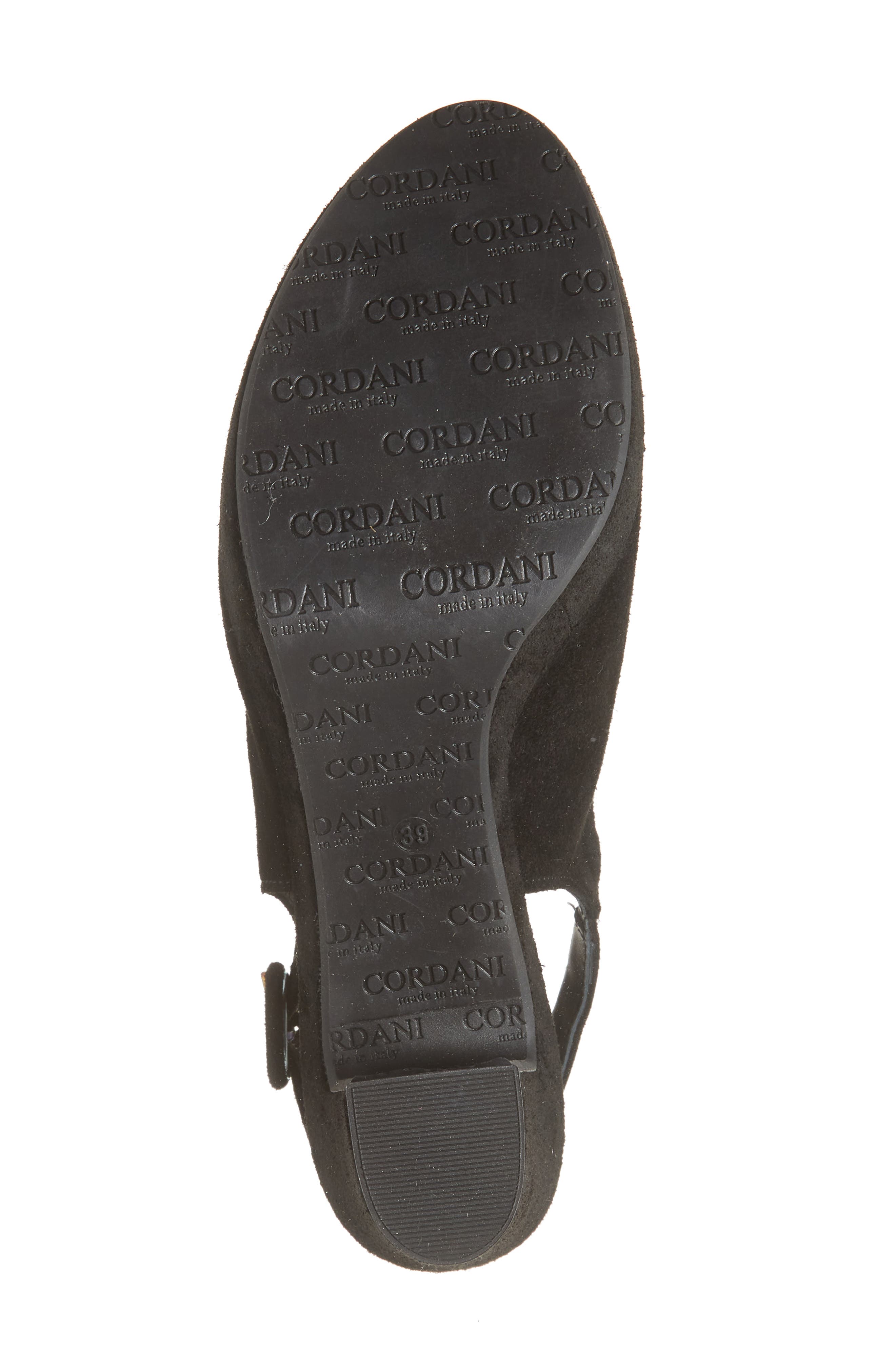 Cordani Tessa Block Heel Clog, Alternate, color, Crosta Nero