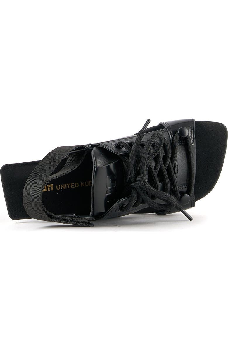 United Nude Loop Sporty Hi sandal, Alternate, color, Black