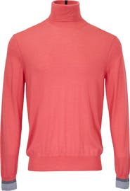 Lords of Harlech Ronald Merino Wool Turtleneck Sweater