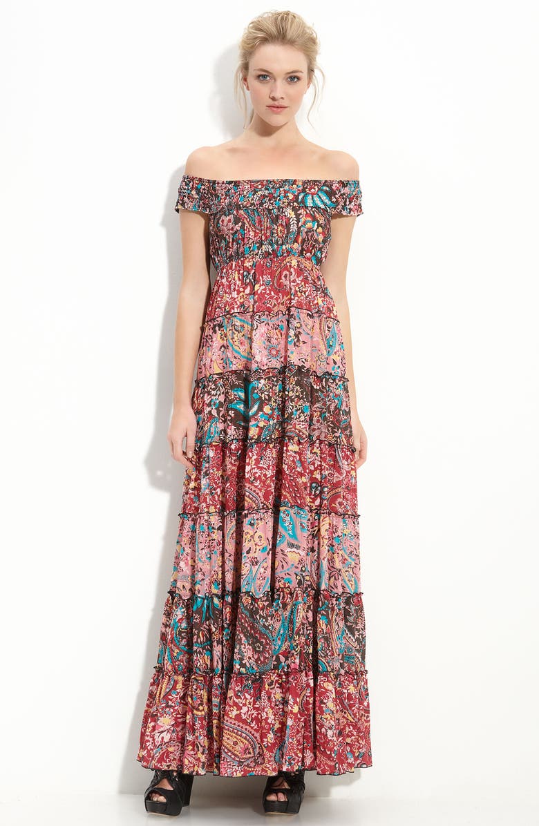 Free People Floral Cascade Maxi Dress, Main, color,