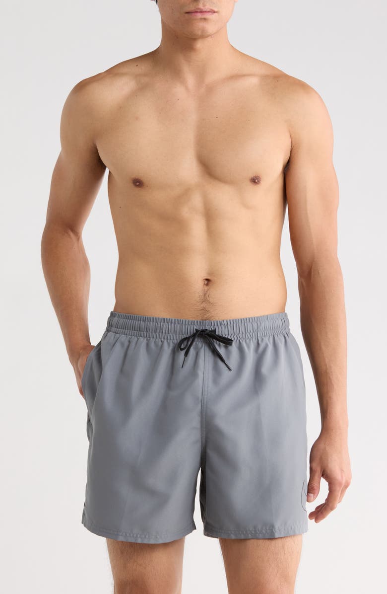 Nike 5-Inch Volley Swim Trunks, Main, color, Cool Grey