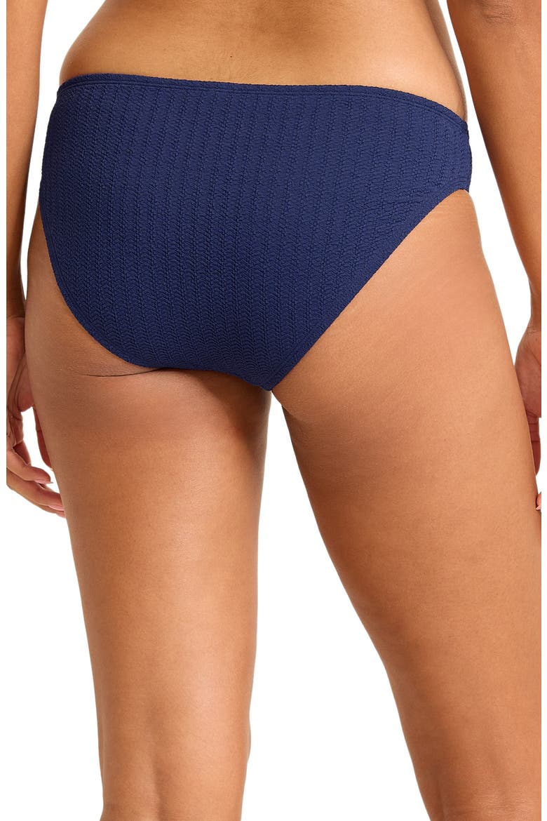 Beachy Waves Hipster Bikini Bottoms, Alternate, color, MARE NAVY