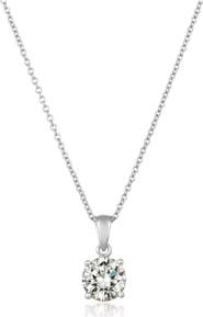 Crislu Cubic Zirconia Pendant Necklace