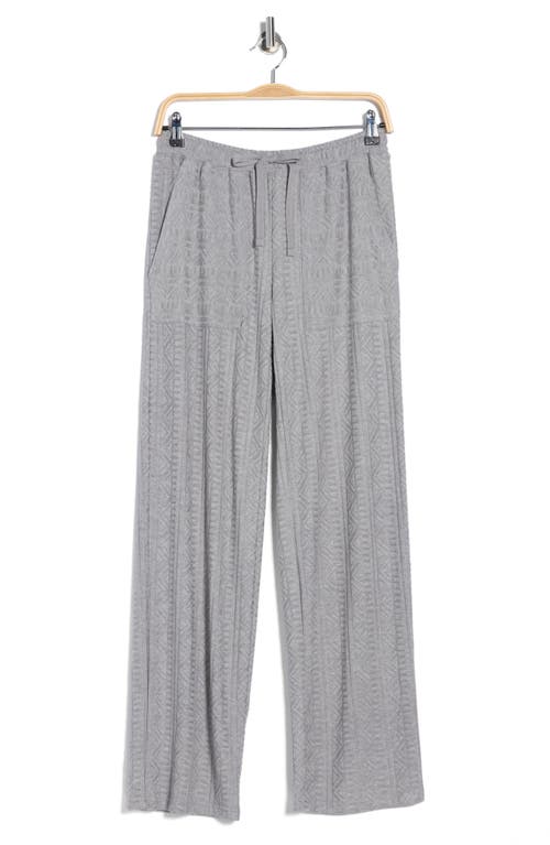 Splendid Textured Knit Pants In Gray