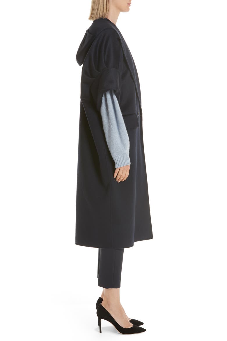 Pelago Double Breasted Cashmere Coat, Alternate, color, ULTRAMARINE
