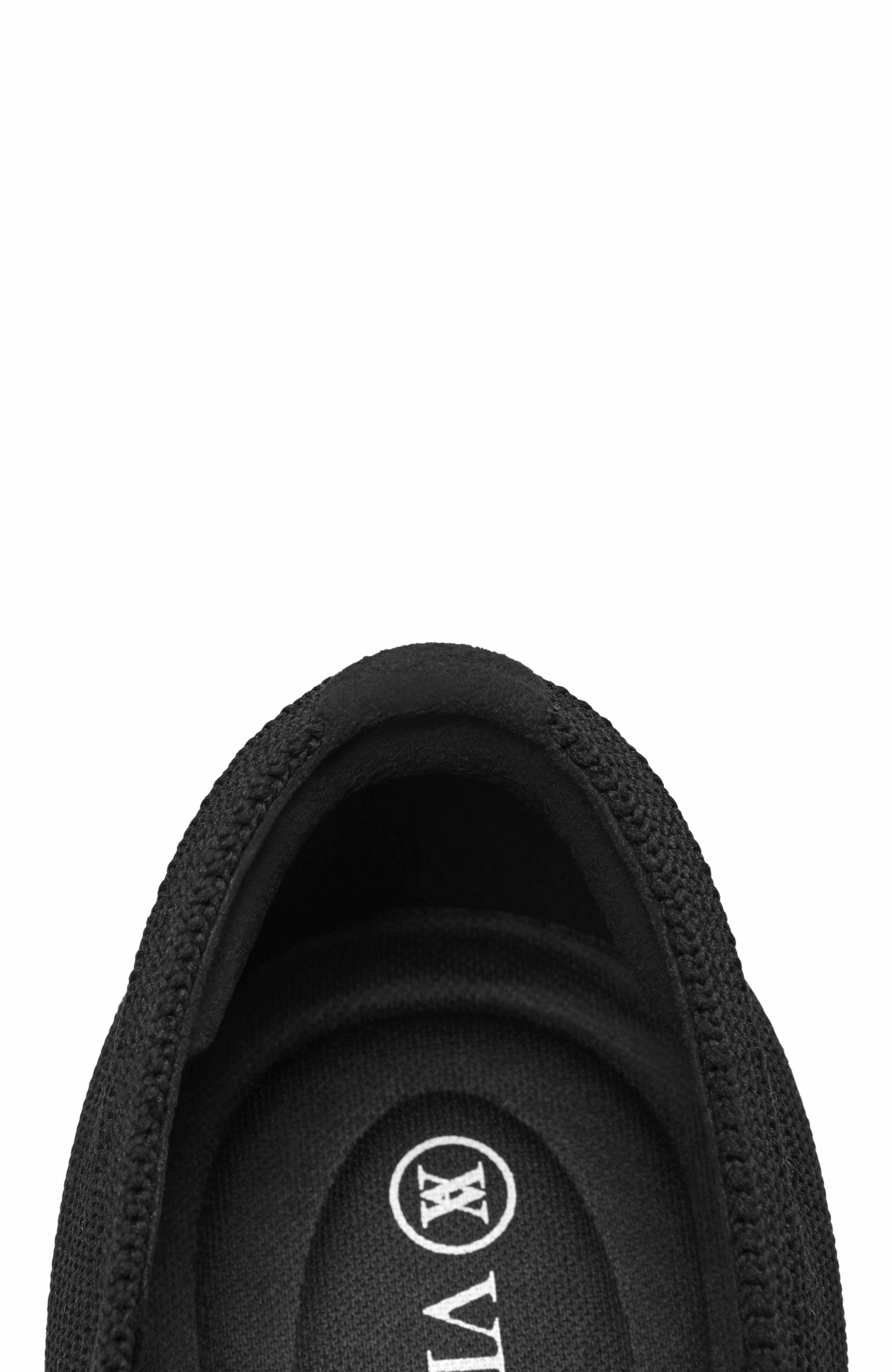 VIVAIA Margot Mary-Jane Square-Toe Ballet Flats, Alternate, color, Black