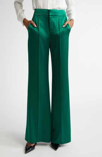 Dylan Piped Satin Wide Leg Pants