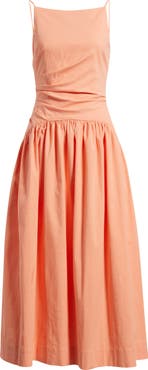 Line & Dot Talie Stretch Cotton Maxi Dress