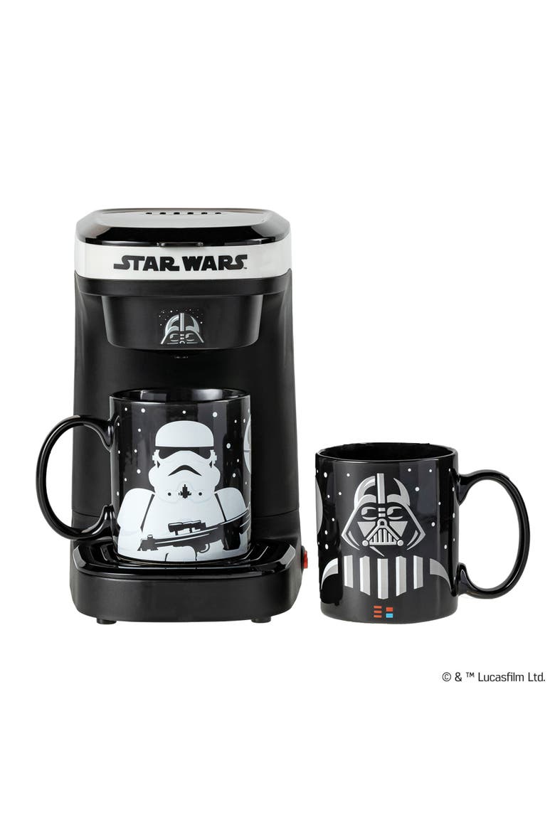Star Wars Darth Vader and Stormtrooper Single Cup Coffee Maker Gift Set with Mug, Alternate, color, None